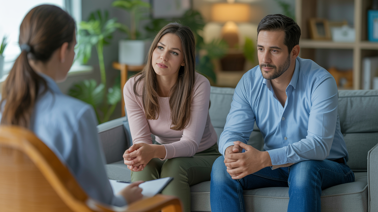 Sessão de terapia de casal